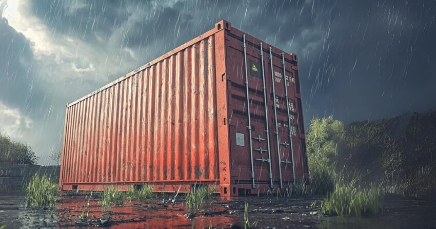 Durable Shipping Container Rain or Shine