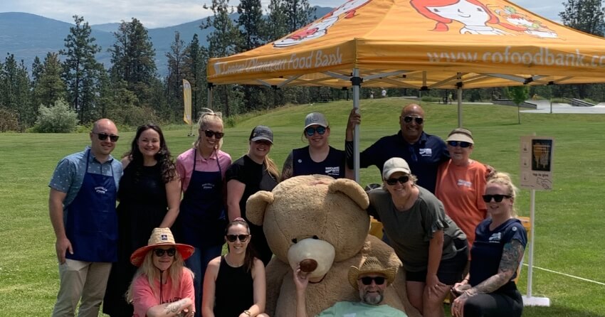 Central Okanagan Food Bank and Secure-Rite Team